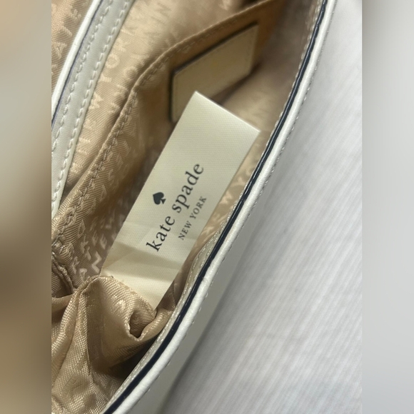 Kate Spade Cream Woven Clutch